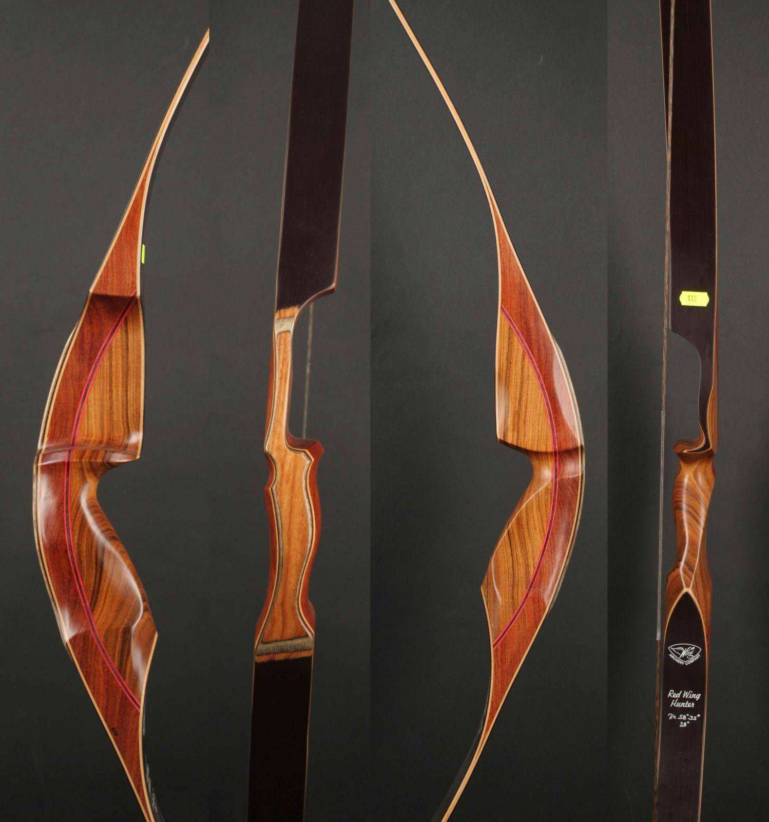 Recurve 58 RH 35 lbs Red Wing Hunter 115.