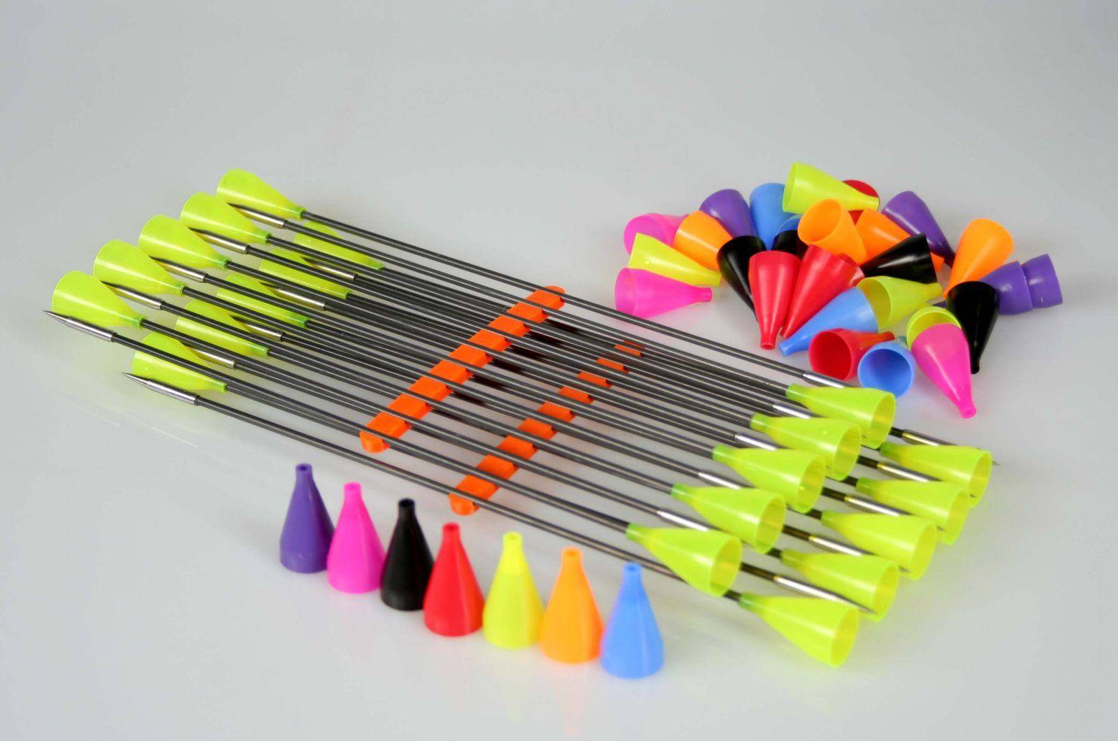 Kompletní karbonová šipka hrotem 1,1 gram 20 ks, Cone Nr. 3